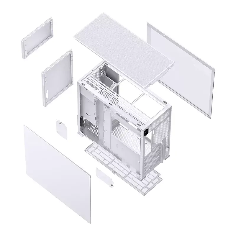 PC Case Jonsbo D41 MESH Midi Tower Valge