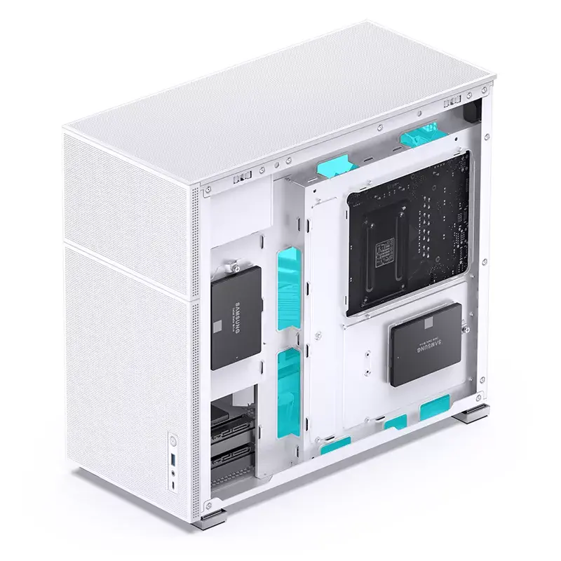 PC Case Jonsbo D41 MESH Midi Tower Valge