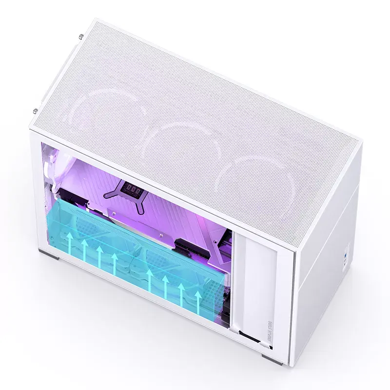 PC Case Jonsbo D41 MESH Midi Tower Valge