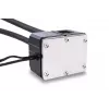 Muldade kõik-ühes vedelikjahuti Alphacool 13074 — 120 mm ventilaatorid, 3 ventilaatorit, 2500 p/min, 40 cm torud, vasest radiaator, mitmevärviline LED, must