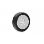 Pistik EKWB EK-Quantum Torque Plug — messing, must/hõbedane, Ø 23 mm, kõrgus 5,5 mm