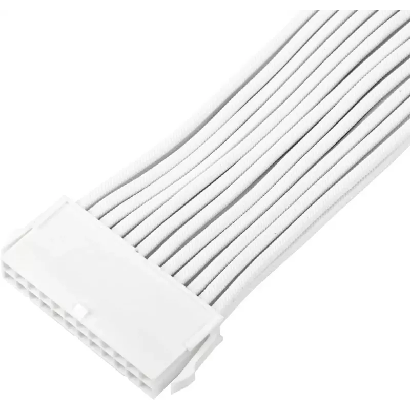 Toiteallika pikenduskaabel SILVERSTONE 24-kontaktiline ATX SST-PP07E-MBW-V2 30 cm Valge