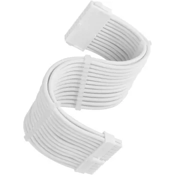 Toiteallika pikenduskaabel SILVERSTONE 24-kontaktiline ATX SST-PP07E-MBW-V2 30 cm Valge