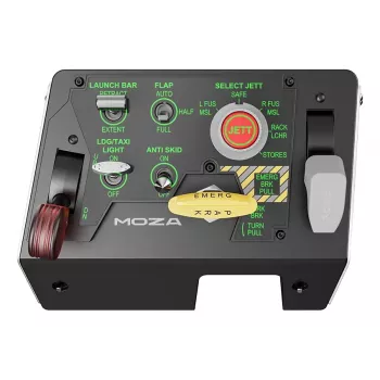 Moza Racing MTLP paneel, Must, Metall, 196.5 mm, 134.7 mm, 149 mm, 680 g