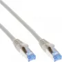 InLine patch-kaabel S/FTP PiMF Cat.6A halogen free 500MHz hall 1m
