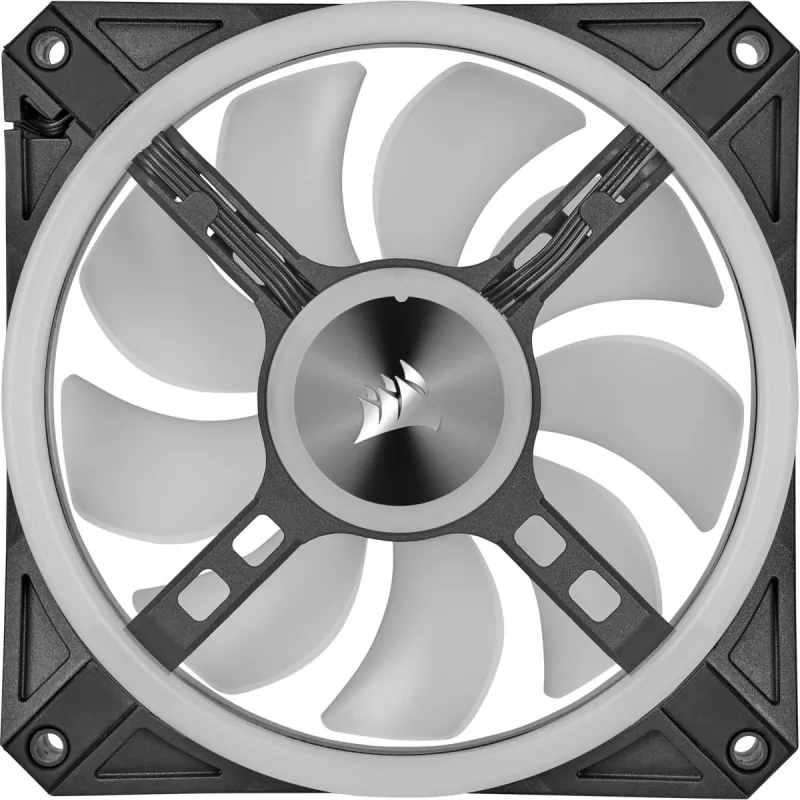 CORSAIR Icue Ql140 RGB 140mm Pwm Dual Fan Kit With Lighting Node Core