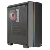 Aerocool GENESISV2BK PC ATX korpus, esipaneel LED ARGB ventilaator ARGB 12 cm, must