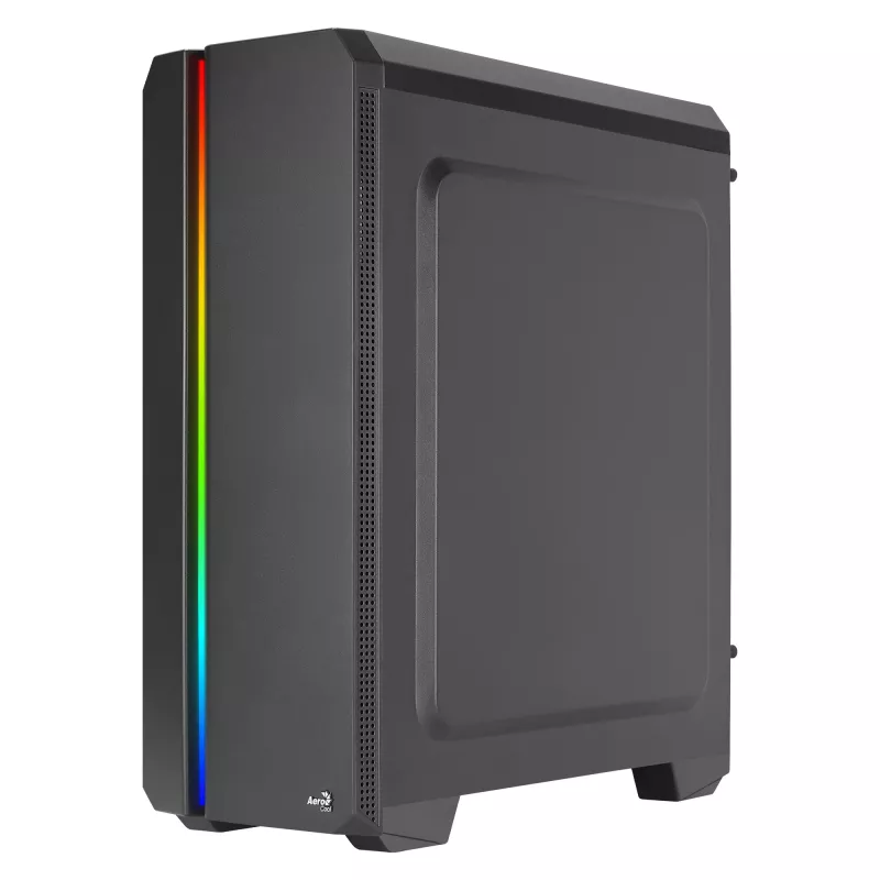 Aerocool GENESISV2BK PC ATX korpus, esipaneel LED ARGB ventilaator ARGB 12 cm, must