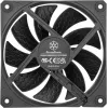 Korpuse ventilaator SILVERSTONE SST-SF120B 120mm must — 120 mm jahutusventilaator arvutikorpusele