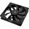 Korpuse ventilaator SILVERSTONE SST-SF120B 120mm must — 120 mm jahutusventilaator arvutikorpusele