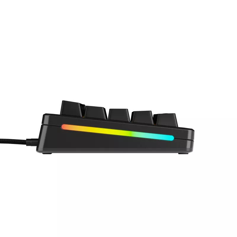 Mehaaniline klaviatuur GLORIOUS GMMK 3 PRO 65% eelmonteeritud juhtmega USB, QWERTY, RGB, must