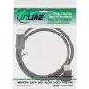 InLine DisplayPort 1.4 kaabel, 8K4K, täisnurkne, must/kuldne, 3 m