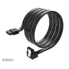 Sisemine SATA andmekaabel Akasa Proslim 90° pistik, 100 cm