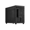 PC korpus ASUS Prime AP201 MicroATX Mini Torn Must — toetab microATX, max GPU 338 mm, CPU jahuti kõrgus 170 mm, 3x 3,5-tollist pesa, USB-A 2x, USB-C 1x