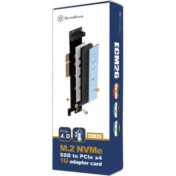 Liidese laiendus SILVERSTONE SST-ECM26-V2 — 2× USB 3.0 + 1× USB 3.1
