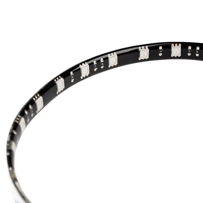 Arvuti korpuse valgustuskomplekt BITFENIX Alchemy 2.0, universaalne korpus, 12 V, 5,04 W, 2 tk, 10 mm x 0,5 m, must/valge