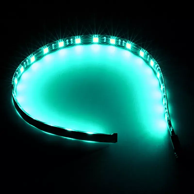Arvuti korpuse valgustuskomplekt BITFENIX Alchemy 2.0, universaalne korpus, 12 V, 5,04 W, 2 tk, 10 mm x 0,5 m, must/valge
