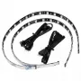 Arvuti korpuse valgustuskomplekt BITFENIX Alchemy 2.0, universaalne korpus, 12 V, 5,04 W, 2 tk, 10 mm x 0,5 m, must/valge