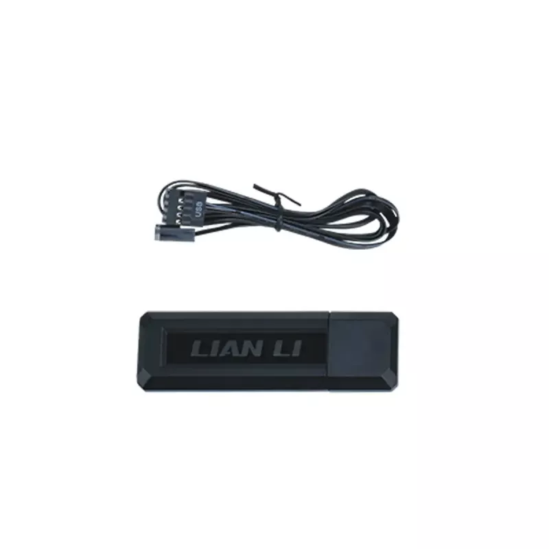 Arvutikorpuse ventilaator Lian Li 12RCL1W3B 120 mm, 12 V, 2150 p/min, 2.52 mmH2O, fluid-dünaamiline laager, must