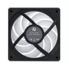 Arvutikorpuse ventilaator Lian Li 12RCL1W3B 120 mm, 12 V, 2150 p/min, 2.52 mmH2O, fluid-dünaamiline laager, must
