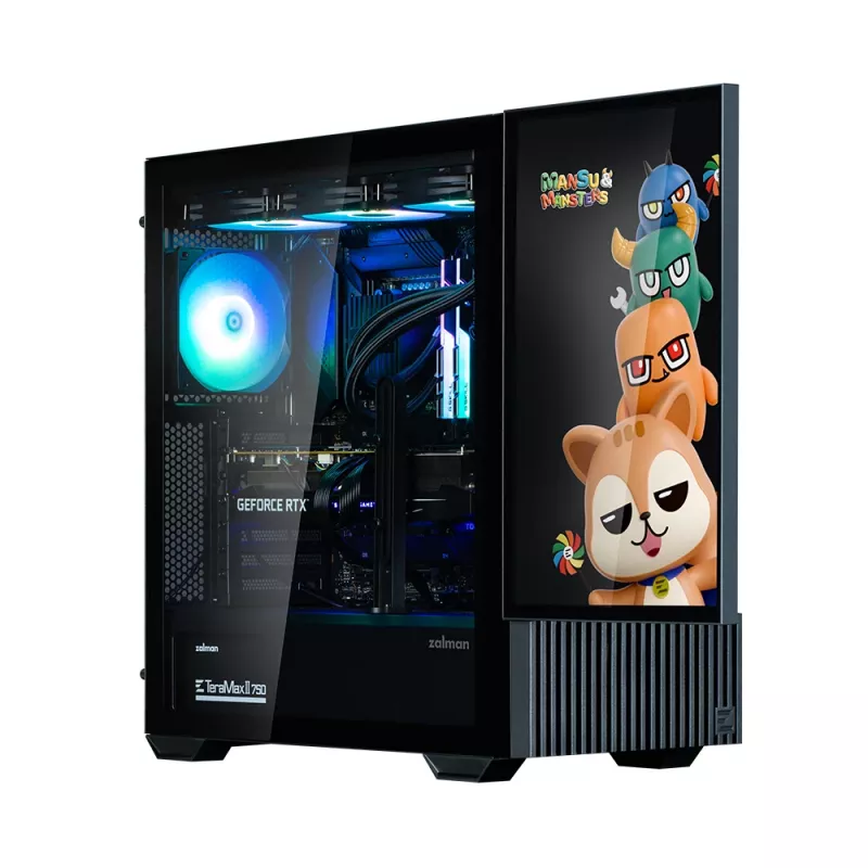 PC korpus Zalman Z10 DS Midi Tower must