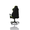 Mängutool Nitro Concepts S300 — riidest iste, reguleeritav kõrgus 128–140 cm, seljatoe laius 56 cm, must/roheline