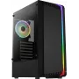 Arvutikorpus AEROCOOL Bionic Midi Tower — ATX, karastatud klaas, 3.5“x2 / 2.5”x4 pesa, kuni 297 mm GPU, 158 mm CPU jahuti, sinine LED