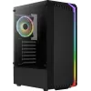 Arvutikorpus AEROCOOL Bionic Midi Tower — ATX, karastatud klaas, 3.5“x2 / 2.5”x4 pesa, kuni 297 mm GPU, 158 mm CPU jahuti, sinine LED