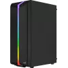 Arvutikorpus AEROCOOL Bionic Midi Tower — ATX, karastatud klaas, 3.5“x2 / 2.5”x4 pesa, kuni 297 mm GPU, 158 mm CPU jahuti, sinine LED