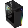 Arvutikorpus AEROCOOL Bionic Midi Tower — ATX, karastatud klaas, 3.5“x2 / 2.5”x4 pesa, kuni 297 mm GPU, 158 mm CPU jahuti, sinine LED
