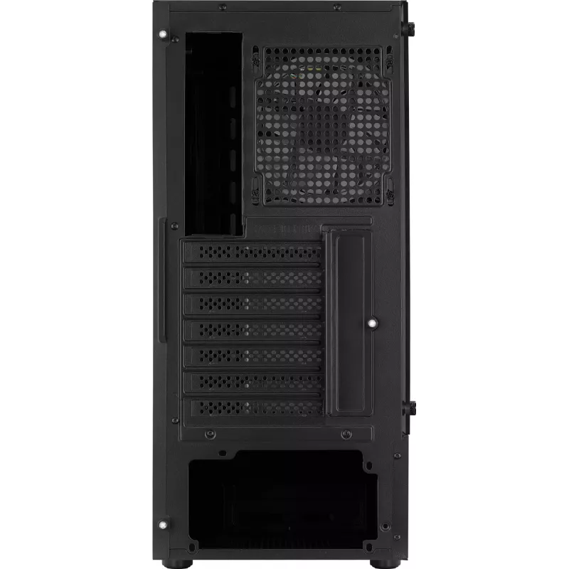 Arvutikorpus AEROCOOL Bionic Midi Tower — ATX, karastatud klaas, 3.5“x2 / 2.5”x4 pesa, kuni 297 mm GPU, 158 mm CPU jahuti, sinine LED