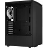 Arvutikorpus AEROCOOL Bionic Midi Tower — ATX, karastatud klaas, 3.5“x2 / 2.5”x4 pesa, kuni 297 mm GPU, 158 mm CPU jahuti, sinine LED