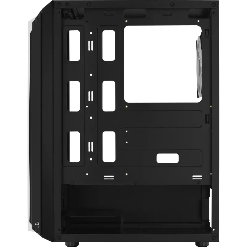 Arvutikorpus AEROCOOL Bionic Midi Tower — ATX, karastatud klaas, 3.5“x2 / 2.5”x4 pesa, kuni 297 mm GPU, 158 mm CPU jahuti, sinine LED