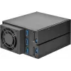 SILVERSTONE eemaldatav raam SST-FS303-12G Must — eemaldatav draivipesaraam 3,5-tollistele või 2,5-tollistele draividele