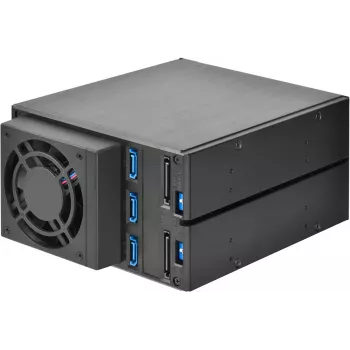 SILVERSTONE eemaldatav raam SST-FS303-12G Must — eemaldatav draivipesaraam 3,5-tollistele või 2,5-tollistele draividele