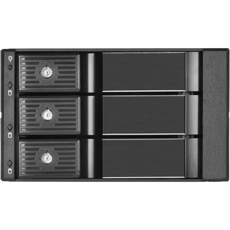 SILVERSTONE eemaldatav raam SST-FS303-12G Must — eemaldatav draivipesaraam 3,5-tollistele või 2,5-tollistele draividele