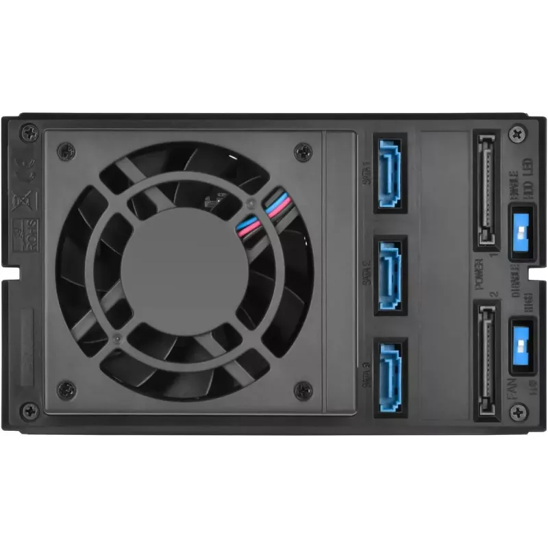 SILVERSTONE eemaldatav raam SST-FS303-12G Must — eemaldatav draivipesaraam 3,5-tollistele või 2,5-tollistele draividele