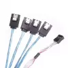 Kaabel Silverstone CPS05 0,5 m Mini-SAS SFF-8643 SATA 7-kontaktilisele