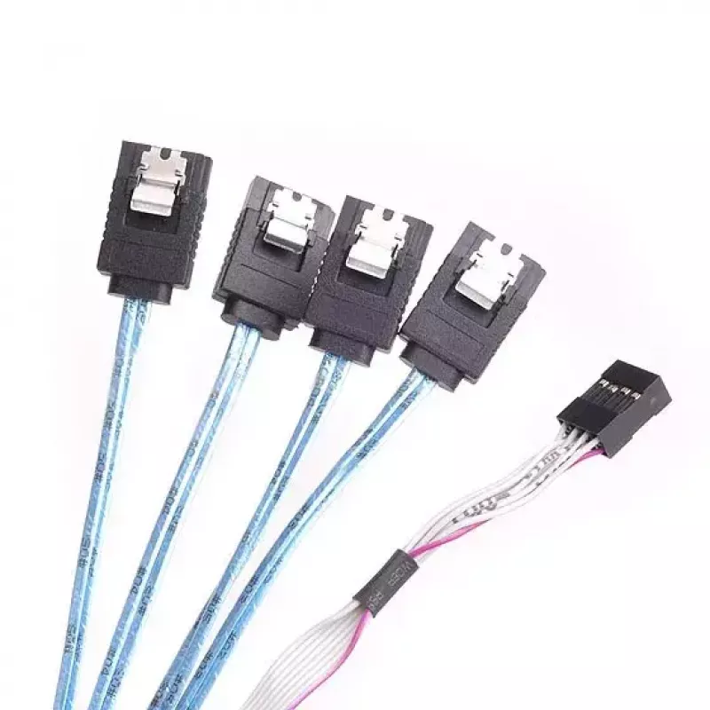 Kaabel Silverstone CPS05 0,5 m Mini-SAS SFF-8643 SATA 7-kontaktilisele