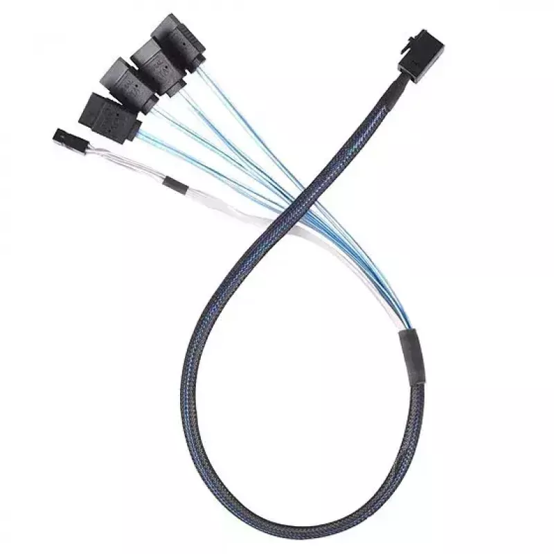 Kaabel Silverstone CPS05 0,5 m Mini-SAS SFF-8643 SATA 7-kontaktilisele