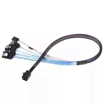 Kaabel Silverstone CPS05 0,5 m Mini-SAS SFF-8643 SATA 7-kontaktilisele
