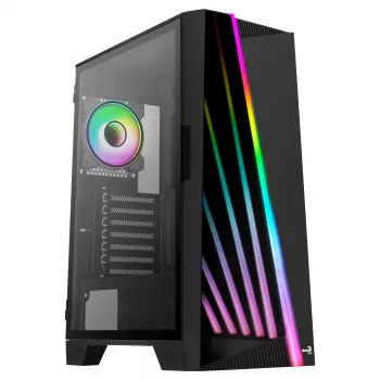 Aerocool MIRAGEBK arvutikorpus ARGB ventilaator 12 cm