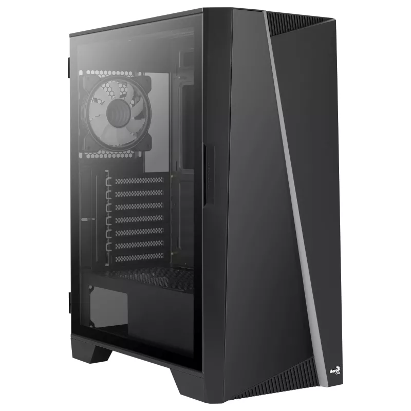 Aerocool MIRAGEBK arvutikorpus ARGB ventilaator 12 cm