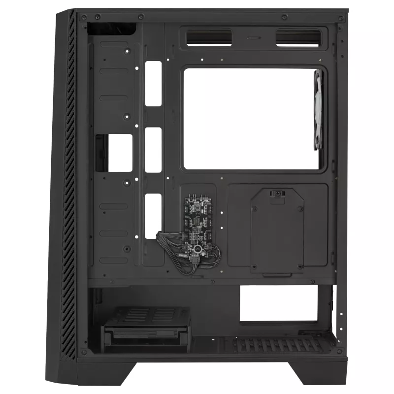 Aerocool MIRAGEBK arvutikorpus ARGB ventilaator 12 cm