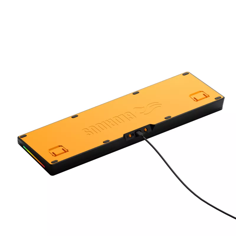 Mehaaniline täissuuruses (100%) juhtmega klaviatuur GLORIOUS GMMK 3 — USB, QWERTY, RGB, must (USA paigutus)