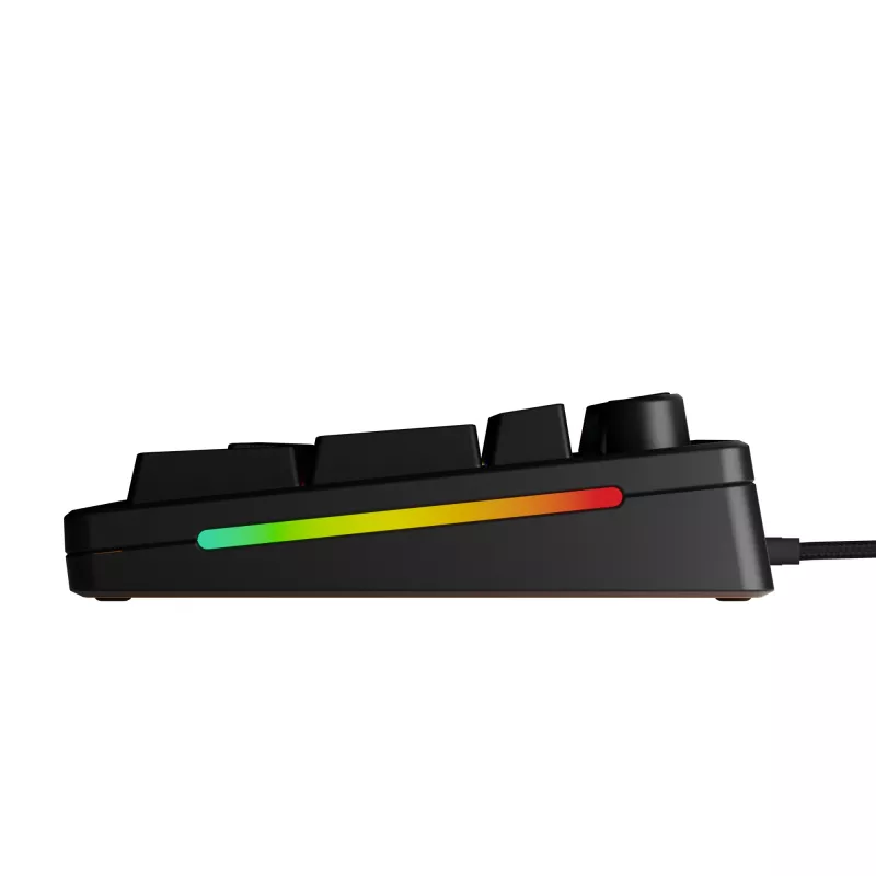 Mehaaniline täissuuruses (100%) juhtmega klaviatuur GLORIOUS GMMK 3 — USB, QWERTY, RGB, must (USA paigutus)