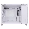 PC Case ASUS Prime AP201 MicroATX Mini Tower Valge — toetab microATX-i, kuni 338 mm GPU-d, 3×3,5-tollist + 1×2,5-tollist draivi, USB-A 3.2 Gen1×2, USB-C 3.2 Gen2×1