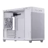 PC Case ASUS Prime AP201 MicroATX Mini Tower Valge — toetab microATX-i, kuni 338 mm GPU-d, 3×3,5-tollist + 1×2,5-tollist draivi, USB-A 3.2 Gen1×2, USB-C 3.2 Gen2×1