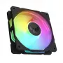Korpuse ventilaator ASUS TUF Gaming TR120 ARGB, 120 mm, PWM, 1800–2200 RPM, 76,3 CFM, 2,75 mmH₂O, hüdrauliline laager, must