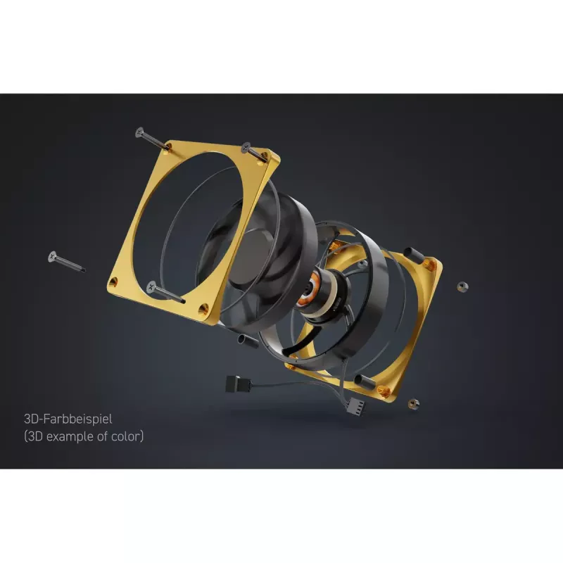 Alphacool Apex Stealth Metall 12 cm valge korpuseventilaator 400–2000 p/min 20–29,9 dB